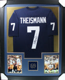 JOE THEISMANN (Notre Dame Irish TOWER) Signed Autographed Framed Jersey JSA