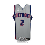 Cade Cunningham INSC Autographed Detroit Gray Nike Swingman Jersey - Fanatics