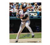 Gary Sheffield Signed Atlanta Braves Unframed 16x20 Photo -White Jersey Batting