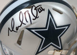 Marion Barber Autographed Dallas Cowboys Speed Mini Helmet-Beckett W Hologram