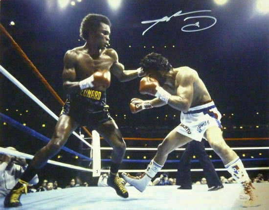 Sugar Ray Leonard Autographed/Signed Boxing 16x20 Photo JSA 12114