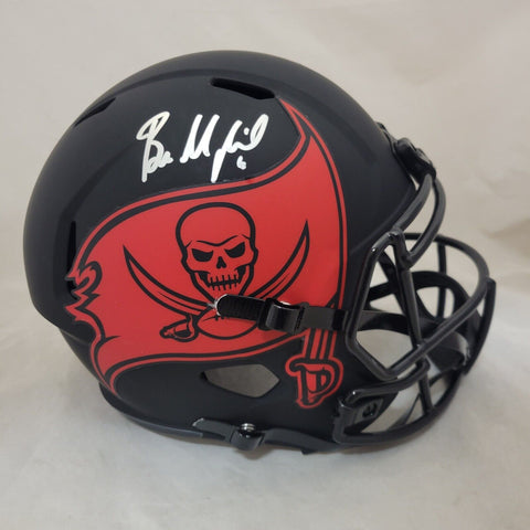 BAKER MAYFIELD SIGNED TAMPA BAY BUCCANEERS F/S ECLIPSE SPEED REP HELMET BAS QR