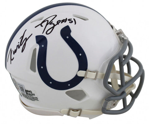 Kwity Paye Signed Indianapolis Colts Mini Helmet (Beckett) 2021 1st Round Pck