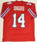 Stefon Diggs Autographed Red Pro Style Jersey - Beckett W *Black *4