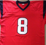 Matt Schaub Signed Houston Texans Red Jersey (JSA COA) Pro Bowl MVP (2009)