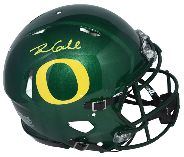 DILLON GABRIEL AUTOGRAPHED OREGON DUCKS GREEN AUTHENTIC SPEED HELMET BECKETT