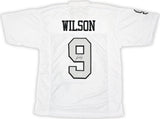 LAS VEGAS RAIDERS TYREE WILSON AUTOGRAPHED WHITE COLOR RUSH JERSEY BECKETT