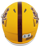 Arizona State Sam Leavitt Authentic Signed Sparky Speed Mini Helmet BAS Witness