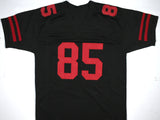 George Kittle Autographed Black Pro Style Jersey - Beckett W Hologram *Black