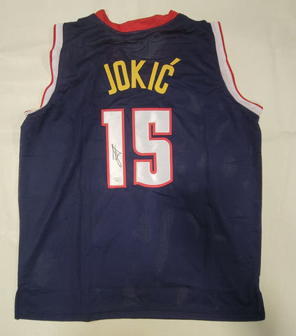 NIKOLA JOKIC SIGNED AUTOGRAPHED PRO STYLE CUSTOM XL JERSEY JSA HOLOGRAM