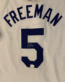 Freddie Freeman Autographed Dodgers 2024 World Series Nike Auth White Jersey MLB