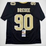 Autographed/Signed Bryan Bresee New Orleans Black Football Jersey JSA COA