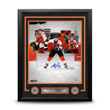 Matvei Michkov Philadelphia Flyers Autographed 11x14 Framed Collage Photo PSA