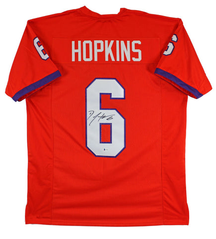 DeAndre Hopkins Authentic Signed Orange Pro Style Jersey Autographed BAS Witness