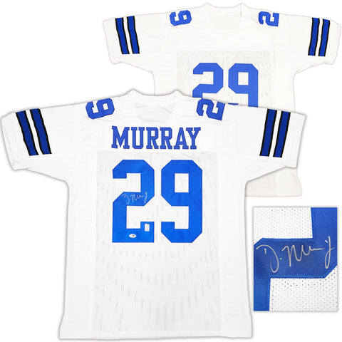 DALLAS COWBOYS DEMARCO MURRAY AUTOGRAPHED WHITE & BLUE JERSEY PSA/DNA 233739