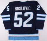 Jack Roslovic Signed Jets Jersey (Beckett COA) Playing career 2016-present