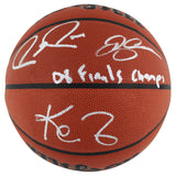 Celtics (3) Garnett, Pierce & Allen Signed Wilson Basketball BAS Witnessed 2