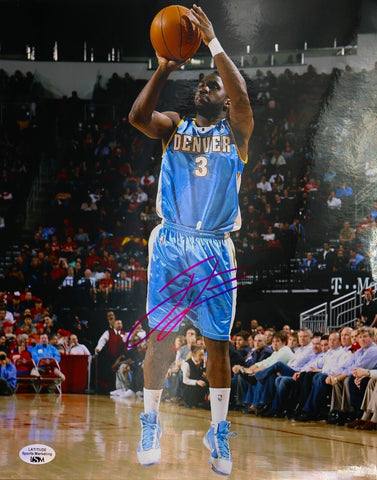 Ty Lawson Denver Nuggets Autographed 8X10 Photo