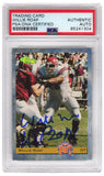 Willie Roaf Signed 1993 Classic Rookie Trading Card #8 w/HOF 2012 -(PSA Slabbed)