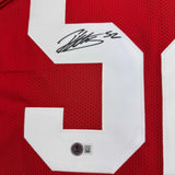 Autographed/Signed Patrick Willis San Francisco Red Football Jersey Beckett COA