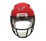 Derek Watt Signed Wisconsin Badgers Speed Full Size AMP NCAA Helmet