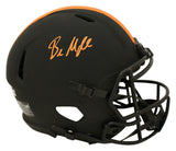 Baker Mayfield Signed Cleveland Browns Authentic Eclipse Helmet BAS 32420