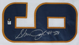 Steven Jackson Authentic Signed White Pro Style Jersey Autographed BAS Witnessed