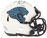 Trevor Lawrence Autographed Jaguars Lunar Eclipse Mini Speed Helmet Fanatics