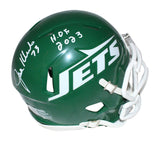 Joe Klecko Autographed New York Jets Mini Helmet Spd TB Beckett 40873