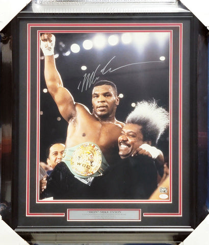 Mike Tyson Autographed Signed Framed 16x20 Photo With Don King JSA #W956192