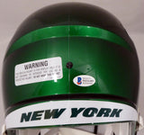 LADAINIAN TOMLINSON AUTOGRAPHED JETS FULL SIZE HELMET "HOF 17" BECKETT 185783