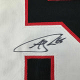 Autographed/Signed Andrew Shaw Chicago Black Hockey Jersey JSA COA