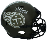 DeAndre Hopkins Autographed Tennessee Titans STS Full Size Speed Helmet Beckett