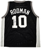 SAN ANTONIO SPURS DENNIS RODMAN AUTOGRAPHED BLACK JERSEY JSA STOCK #215732