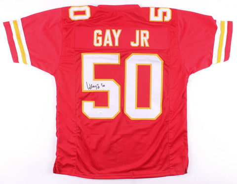 Willie Gay Jr. Signed Kansas City Chiefs Jersey (JSA COA) 2020 2nd Rd Pk MSU /LB