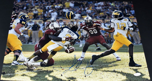 JADEVEON CLOWNEY SIGNED SOUTH CAROLINA GAMECOCKS VS MICHIGAN 16x20 PHOTO JSA