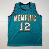 Autographed/Signed Ja Morant Memphis Teal Basketball Jersey JSA COA