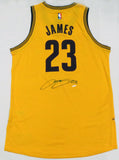 Lebron James Signed Cleveland Cavaliers Authentic Adidas Gold Jersey Upper Deck