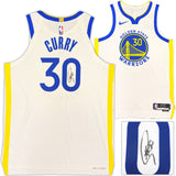 WARRIORS STEPHEN CURRY AUTOGRAPHED NIKE JERSEY SIZE 48+2 JSA 235472