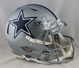 Ezekiel Elliott Signed Cowboys F/S Speed Authentic Helmet- Beckett Auth *Black