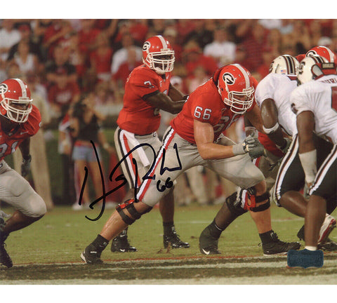 Dennis Roland Signed Georgia Bulldogs Unframed 8x10 NCAA Photo - Red Jersey