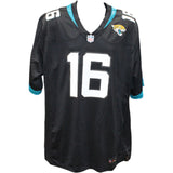 Trevor Lawrence Autographed Jacksonville Jaguars Nike XL Black Jersey FAN 45730