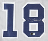 Johnny Damon Signed New York Yankees Gray Road Jersey (Beckett) 2xSeries Champ