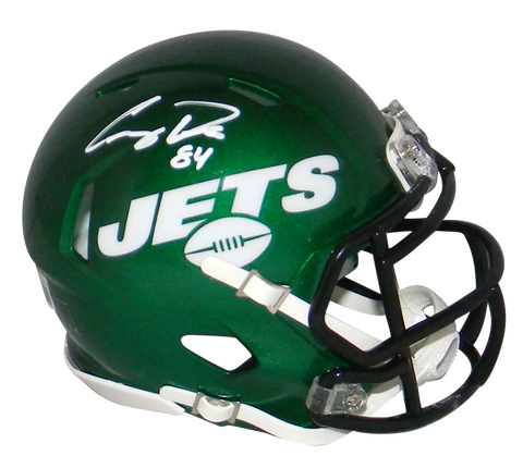 COREY DAVIS AUTOGRAPHED SIGNED NEW YORK JETS SPEED MINI HELMET BECKETT