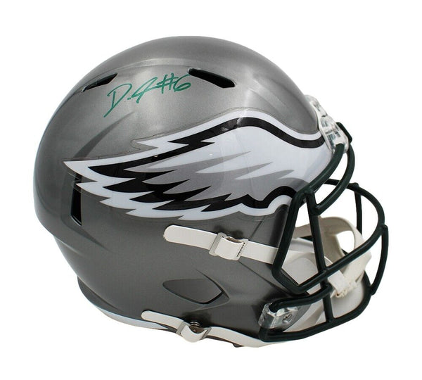 Devonta Smith Signed Philadelphia Eagles Speed Full Size Flash NFL Helmet