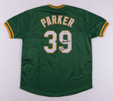 Dave Parker Signed Oakland Athletics Jersey Inscribed "89 WSC" (PSA COA) A's D.H