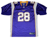 ADRIAN PETERSON SIGNED MINNESOTA VIKINGS #28 AUTHENTIC REEBOK JERSEY FANATICS