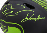 RUSSELL WILSON AUTOGRAPHED SEAHAWKS ECLIPSE AUTH HELMET DANGERUSS BECKETT 182293