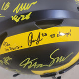 MICHIGAN WOLVERINES TEAM SIGNED SPEEDFLEX HELMET - JJ MCCARTHY BLAKE CORUM +MORE