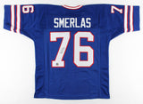 Fred Smerlas Signed Bills Jersey (Pro Player Holo)Buffalo Nose Tackle-Boston Col